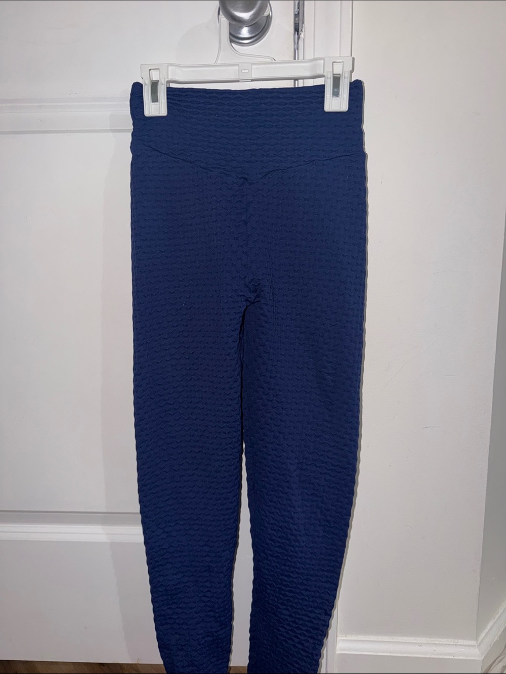 Target Navy Textured Leggings